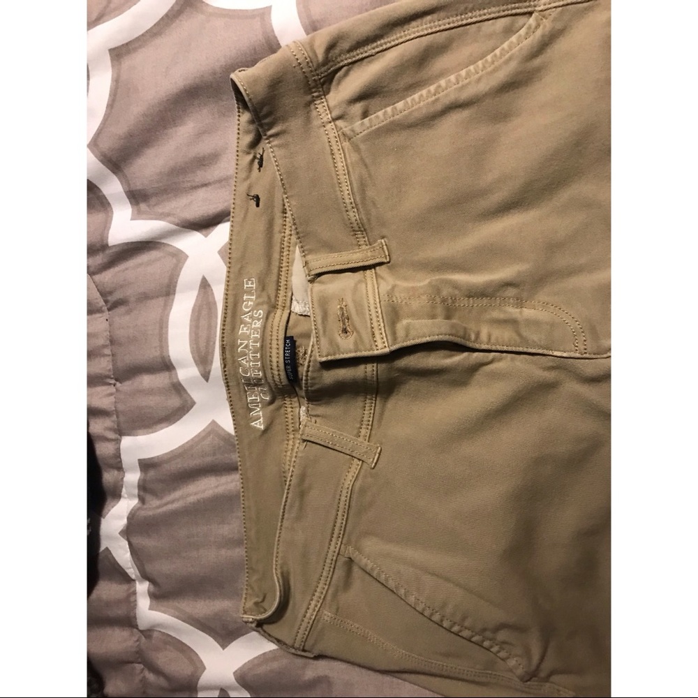 American eagle kick boot khakis women’s size 12